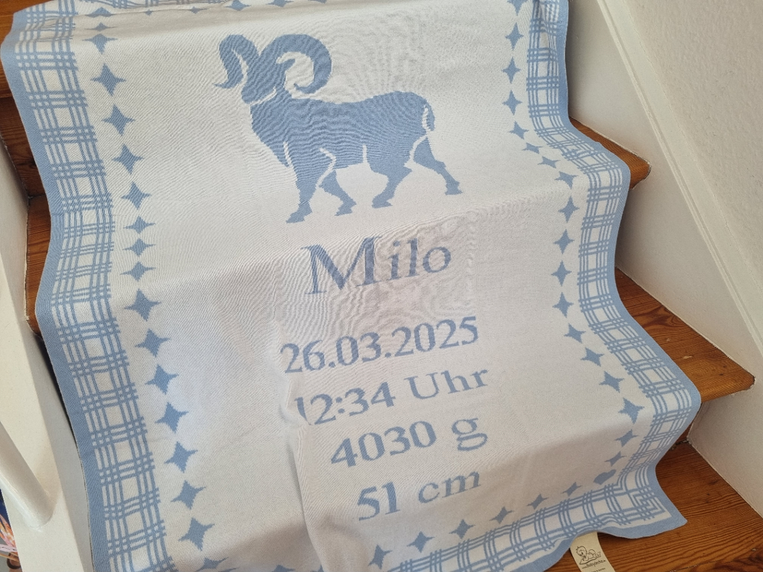 STERNZEICHEN Kuscheldecke