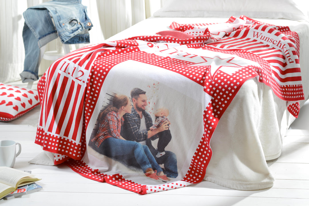 XXL Foto Kuscheldecke GEKRÖNT