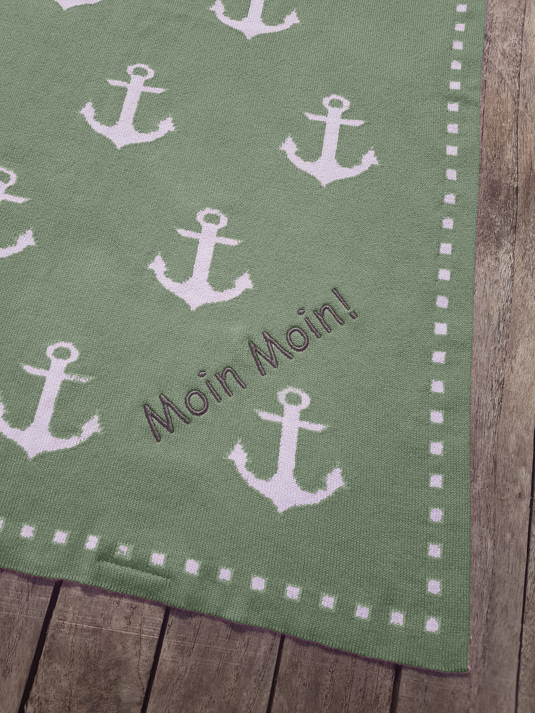 AHOI Babydecke mit Kosewort