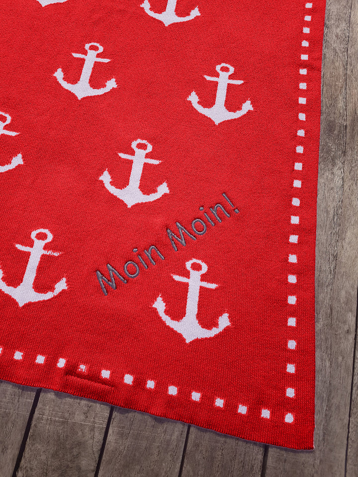 AHOI Babydecke mit Kosewort