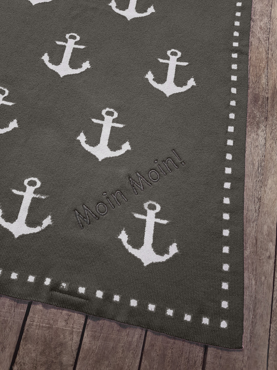 AHOI Babydecke mit Kosewort