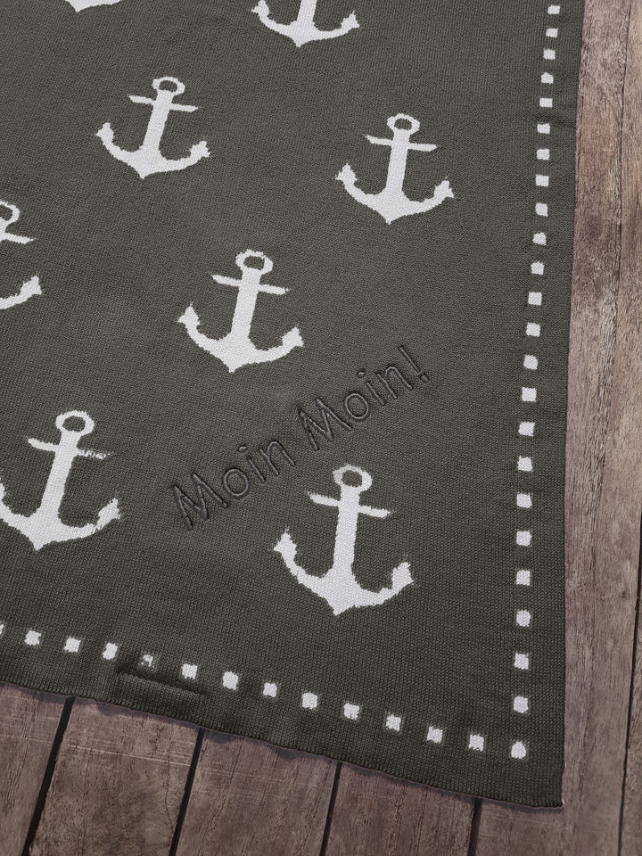 AHOI Babydecke mit Kosewort