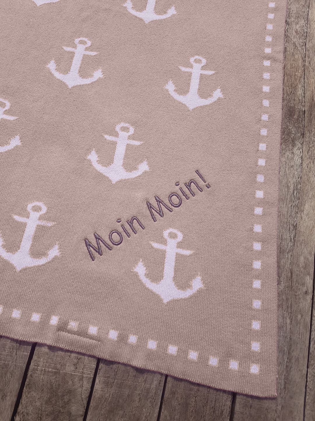 AHOI Babydecke mit Kosewort