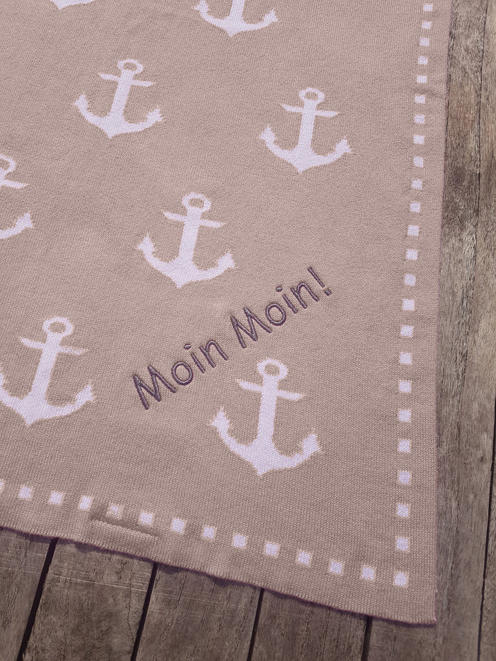 AHOI Babydecke mit Kosewort