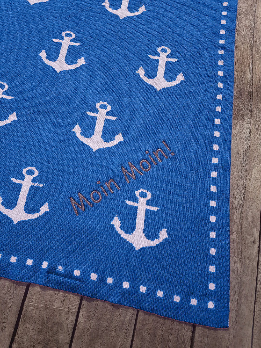 AHOI Babydecke mit Kosewort