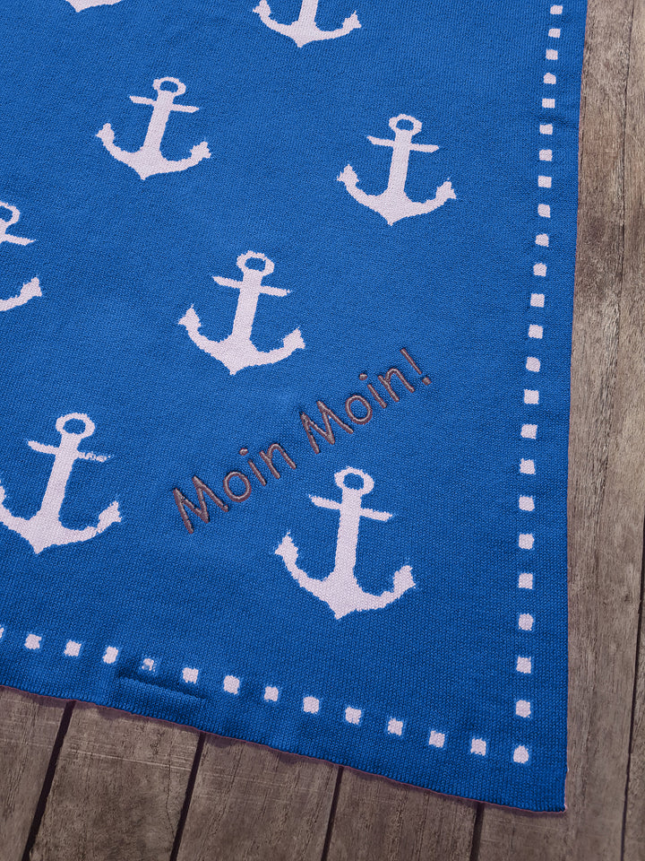 AHOI Babydecke mit Kosewort