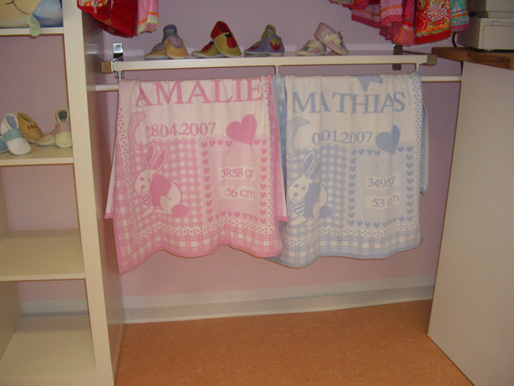 KUSCHELMICH BIO Baumwoll Babydecke mit Namen