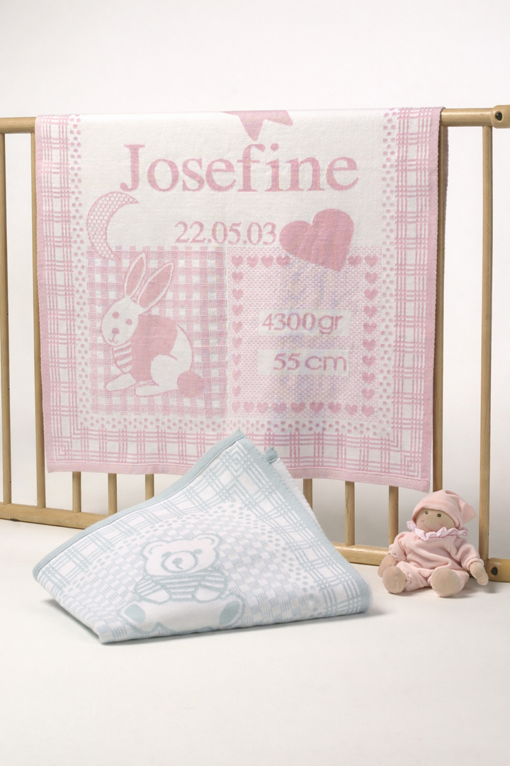 KUSCHELMICH BIO Babydecke mit Namen - babydecke.de