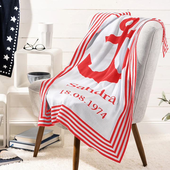 SANFTE BRISE Babydecke BIO mit Namen