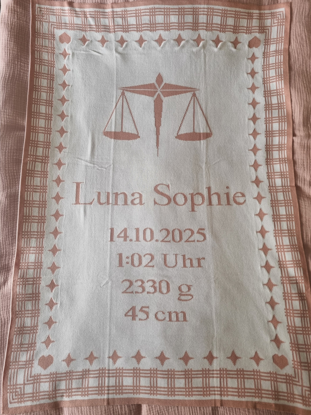 STERNZEICHEN BIO Kuscheldecke
